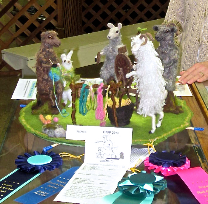 OFFF 2013 Fiber Arts ribbons