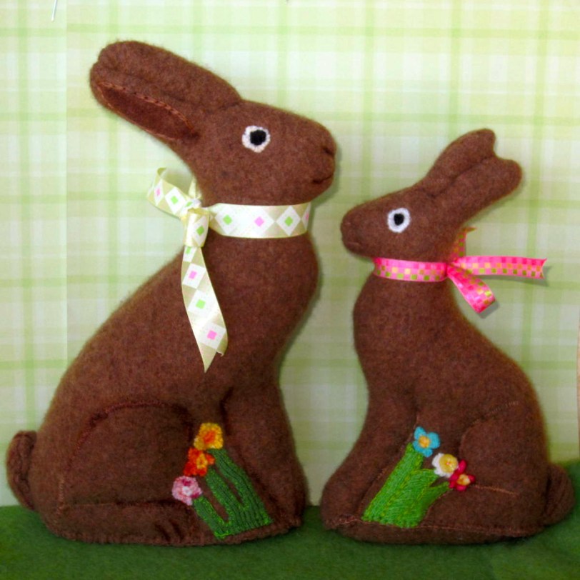 Milk Chocolate Cashmere Easter Bunnies - making an early appearance