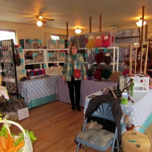 Chris' side of double booth.