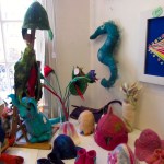 Felt hats, seahorse