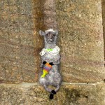 Lil Whimsy in a monumental niche