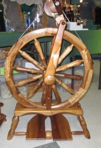 Such a glorious wood.  The myrtle shows shimmery chatoyance. So pretty you can't help petting her soft curves. 