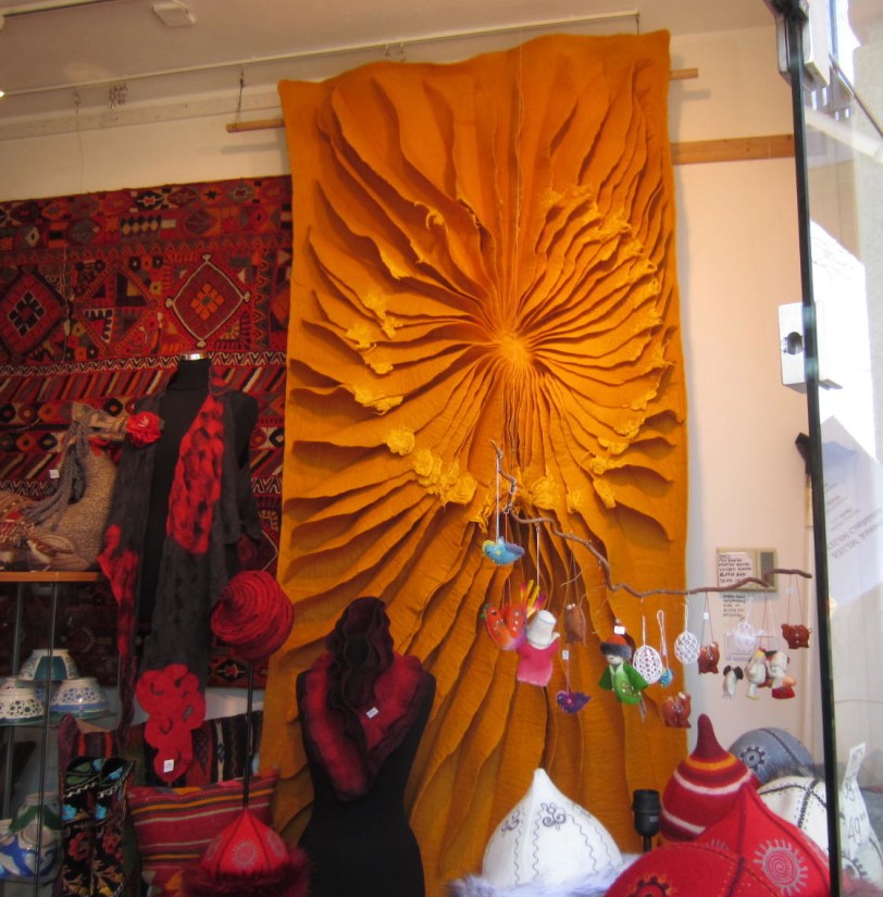 Shirdak's sunburst wall hanging