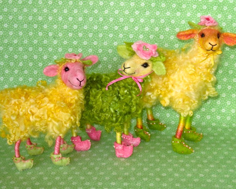 Bloomin ewe, silly parade