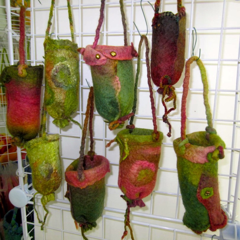 Wrapper bags, dk jewel color